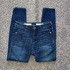 Pilcro And The Letterpress High Rise Denim Leggings Jeans Dark Wash Size 29